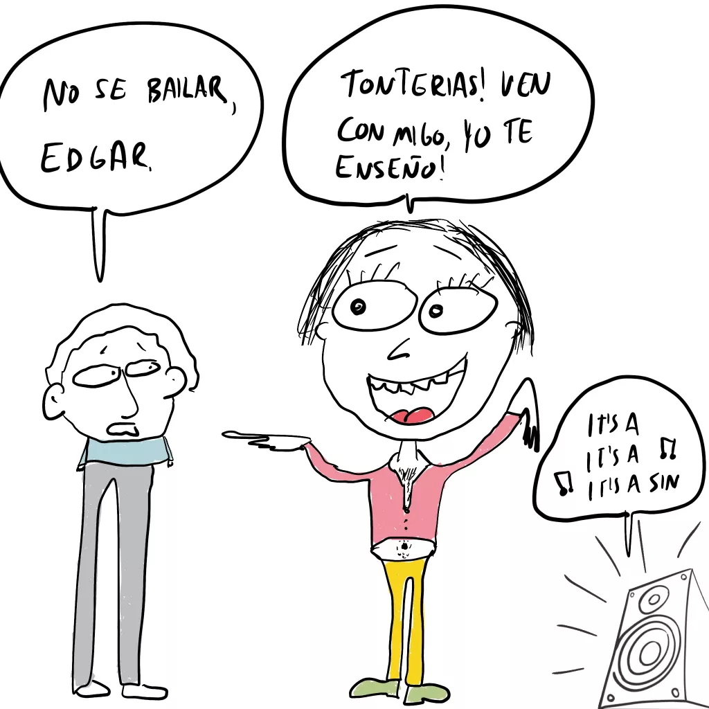 bailar me confunde